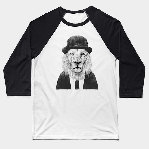 Sir Lion Baseball T-Shirt by soltib